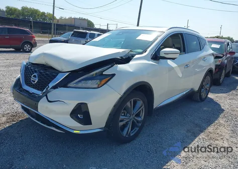2021 Nissan Murano Platinum Intelligent Awd from USA, damaged, VIN 5N1AZ2DS1MC126899